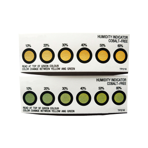 10%-60% Cobalt & Halogen Free Humidity Indicator Card (Yellow To Green)