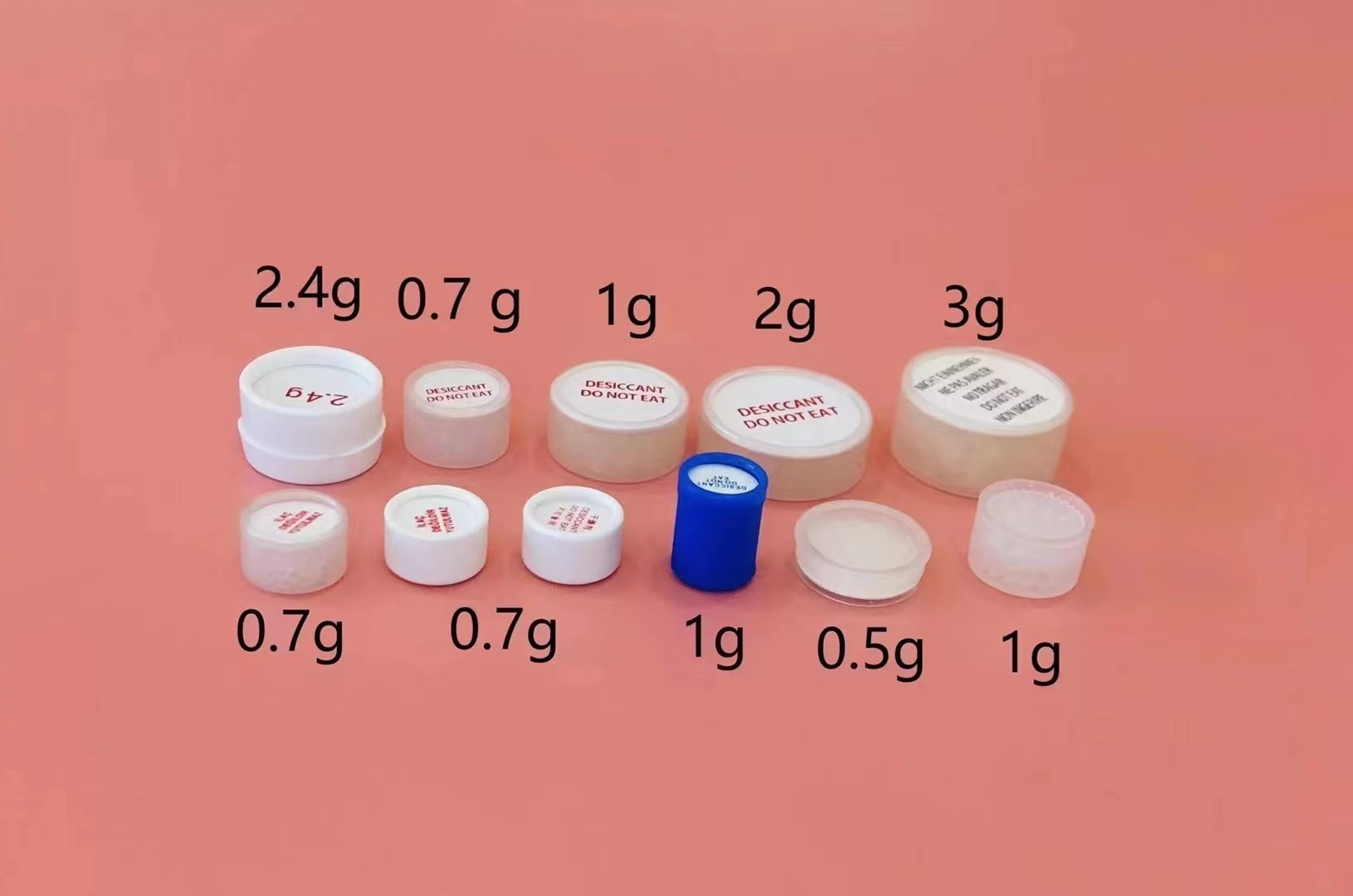 silica gel in canisters