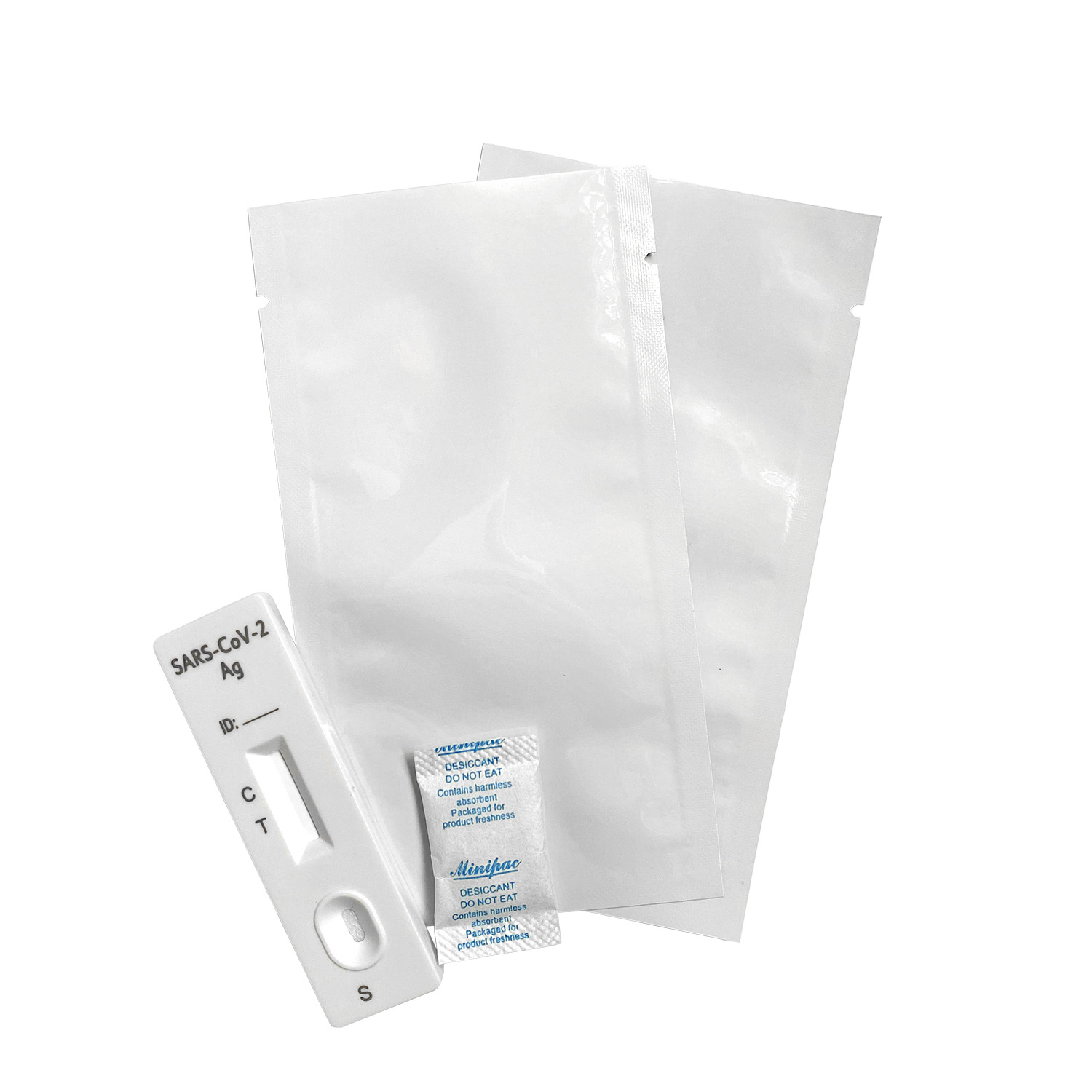 Foil pouch & 1g Silica Gel Packet for Diagnostic Kits Packaging