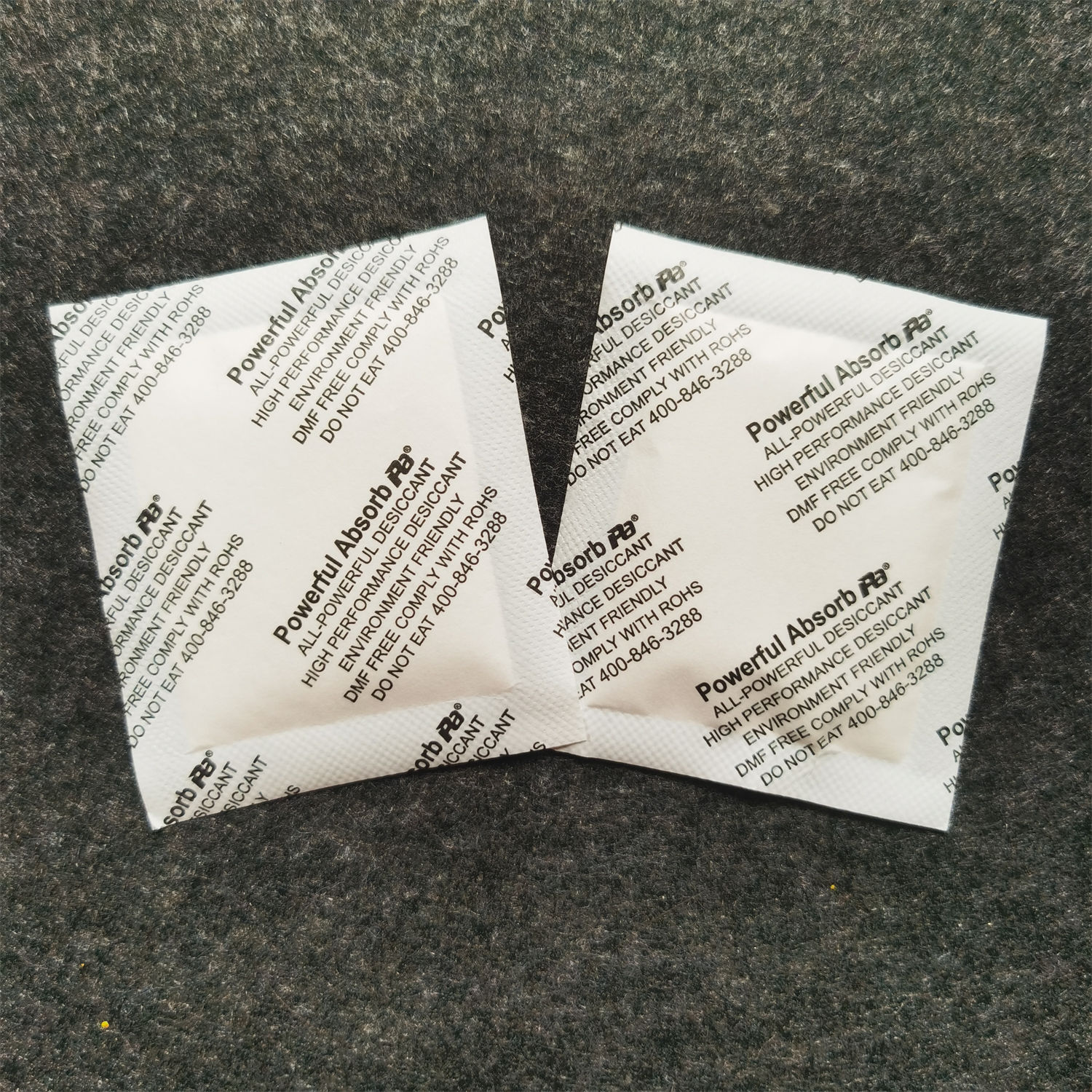 5g High Performance Anti-rust Magnesium Chloride Desiccant with Sticker for Spare Parts Transport