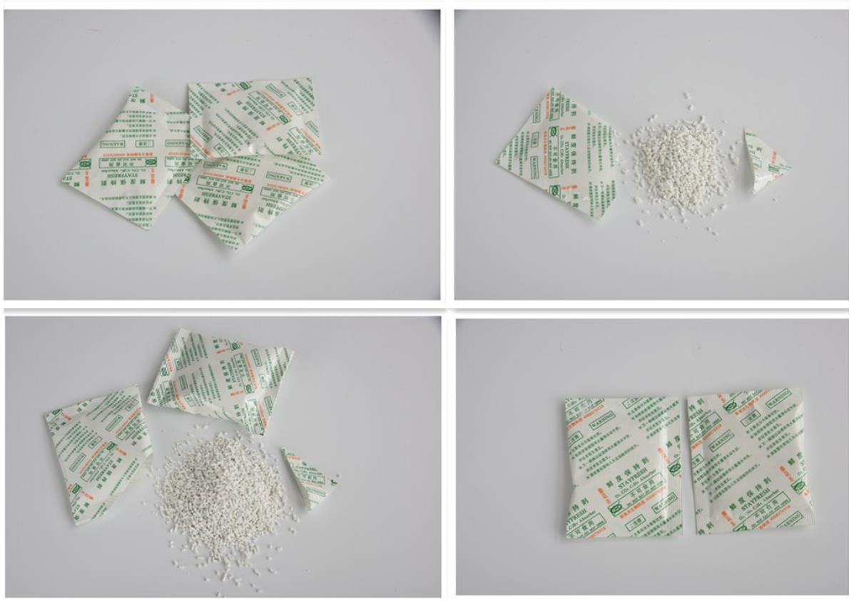 CO2 Absorber Sachet for Coffee, Cheese, Fresh Pastry, Pet Food