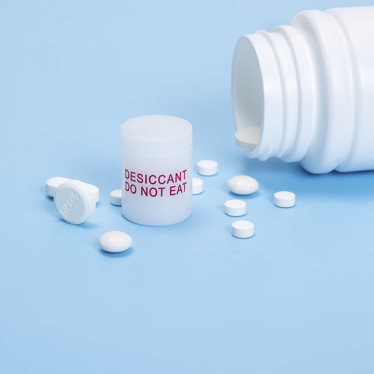 Pharma Grade PP Canister Packed Molecular Sieve & Silica Gel Desiccant