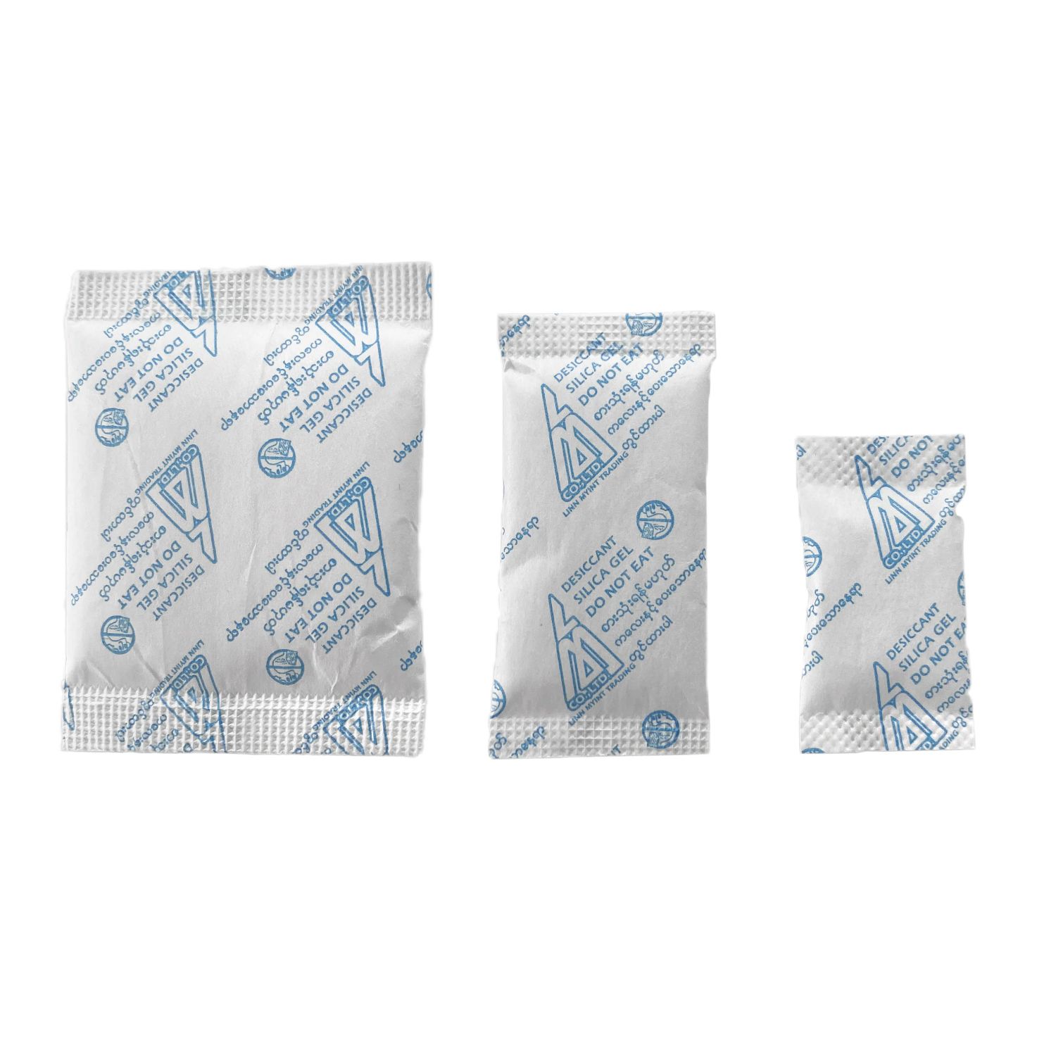 Custom Print 1g 2g 3g White Silica Gel Desiccant in Non-Woven