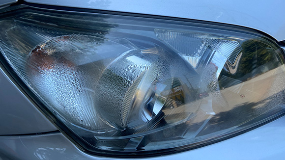 headlight condensation