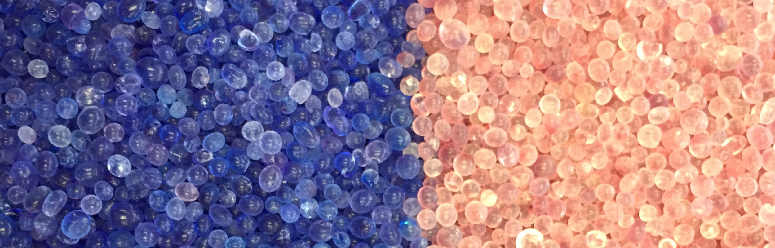 blue to pink silica gel