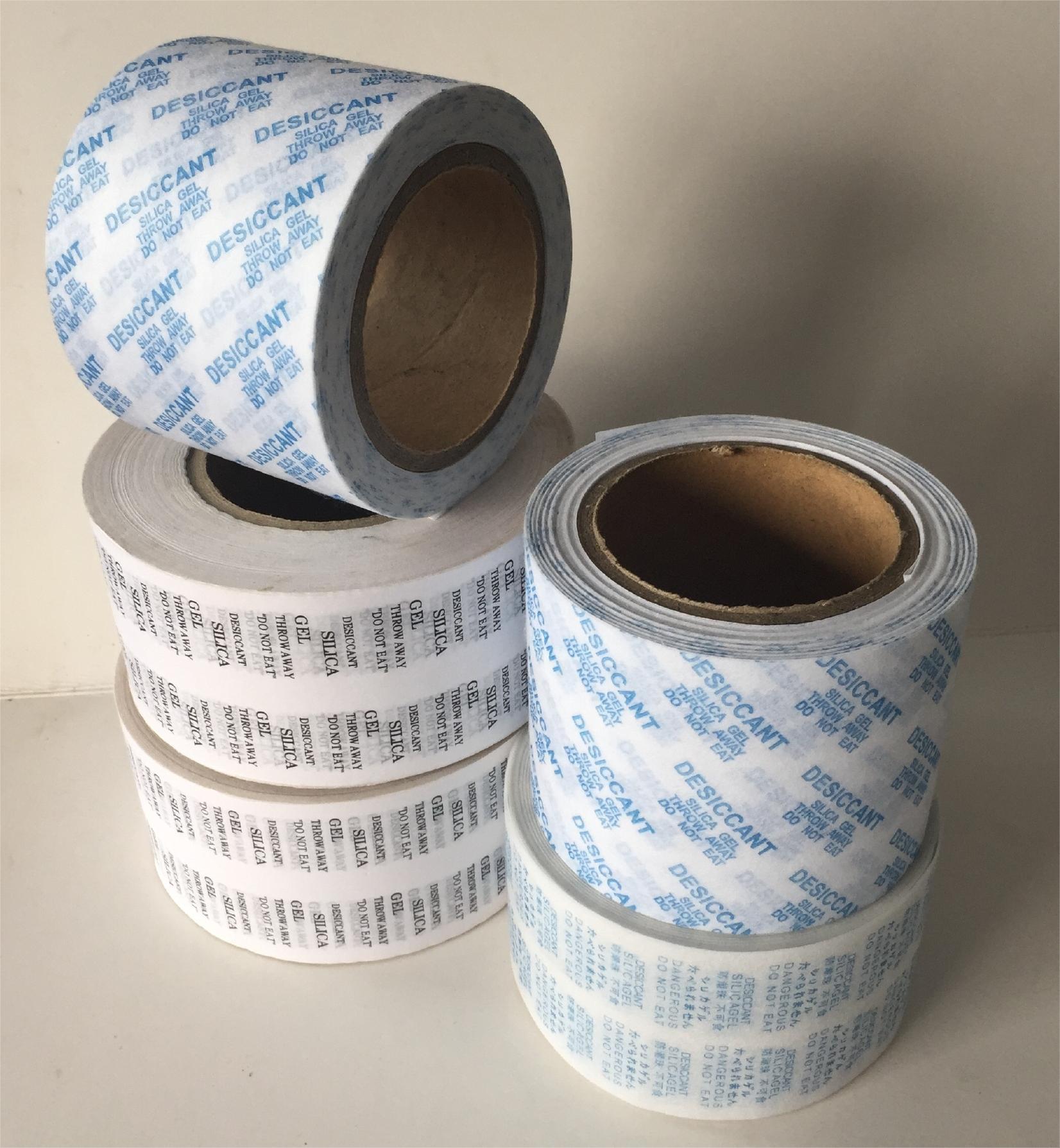 Food Grade Custom Size Printed Non-Woven Fabric for Silica Gel/Clay Desiccant