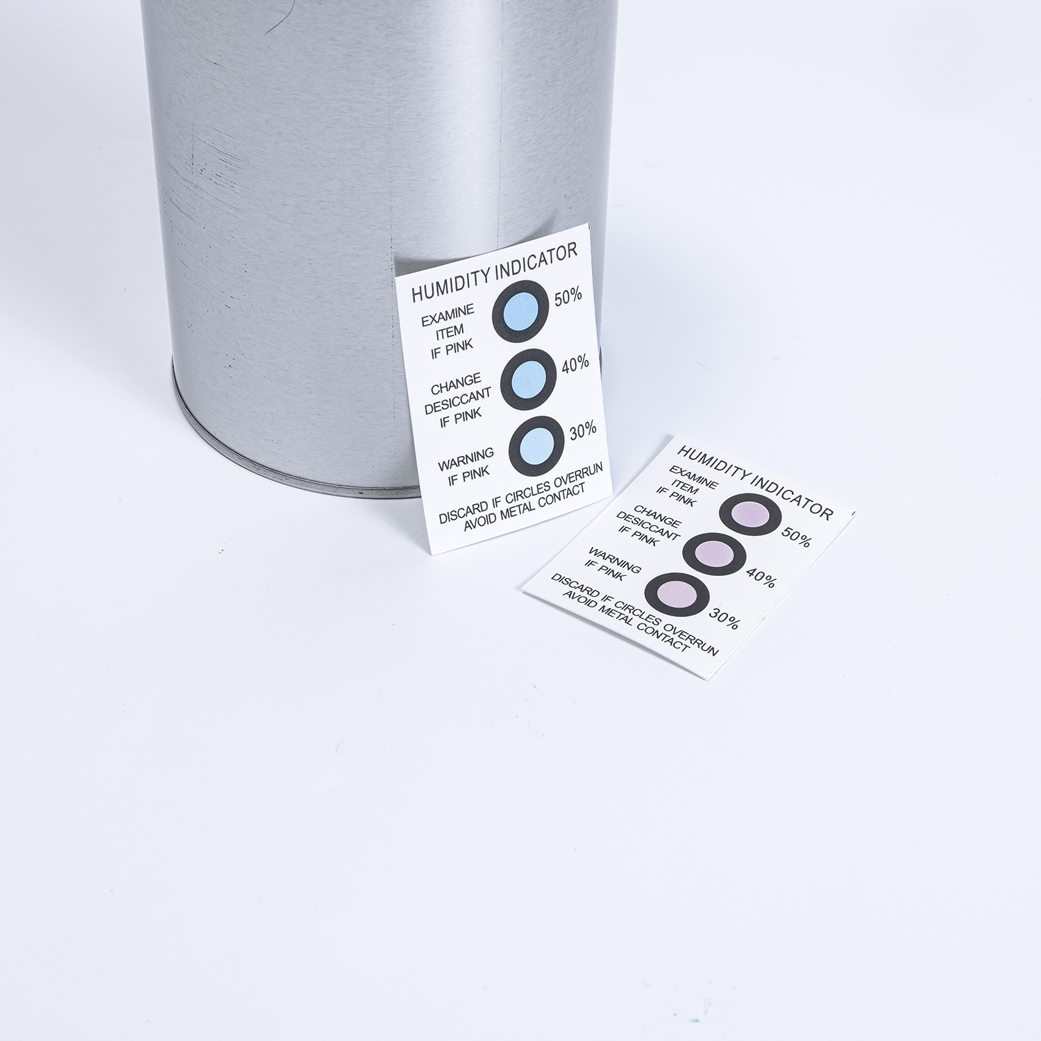 5%-10%-60% Cobalt And Halogen Free Humidity Indicator Card (HIC) Yellow To Green