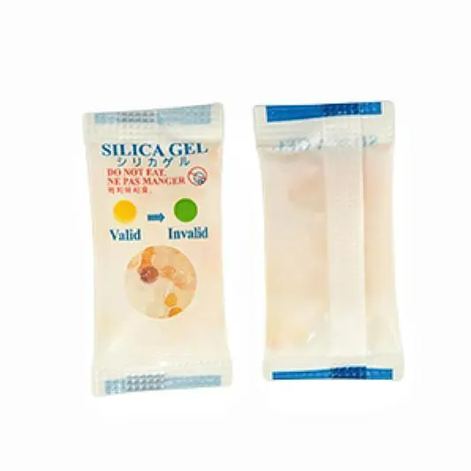 0.5g Minipak Roll Type Indicative Orange Silica Gel Packet with Window for Food Packaging