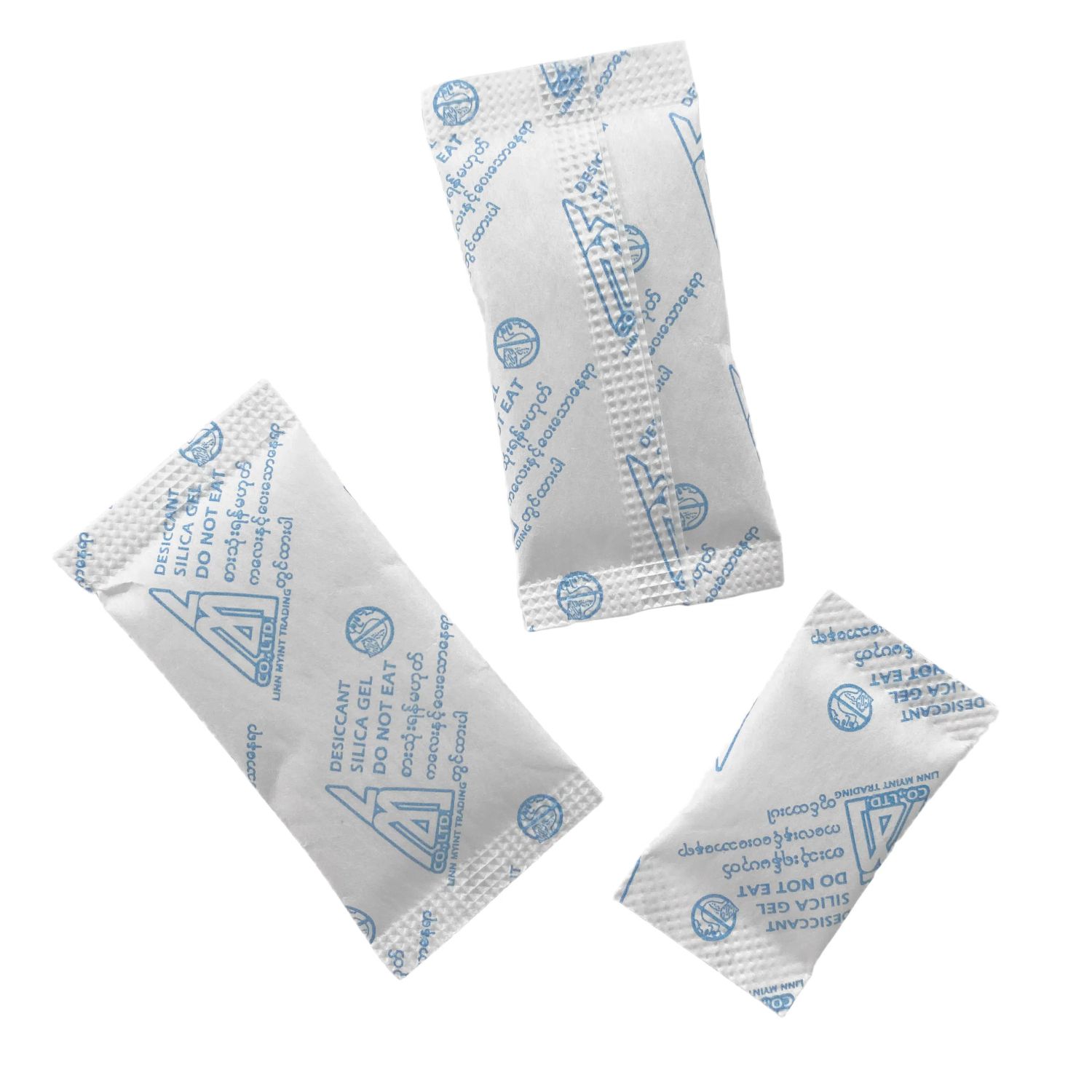 Custom Print 1g 2g 3g White Silica Gel Desiccant in Non-Woven