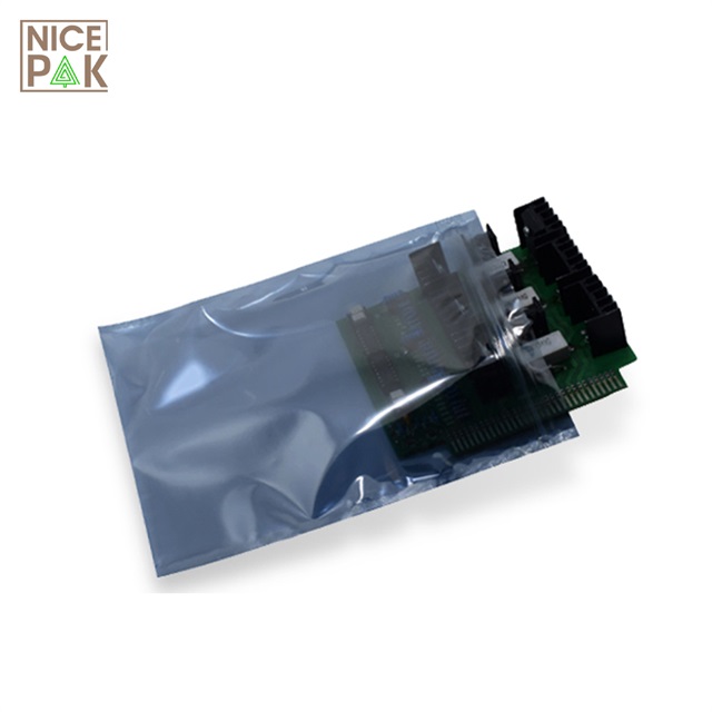 Translucent Metal-in Static Shielding Heat Seal Pouches for Electronic Components