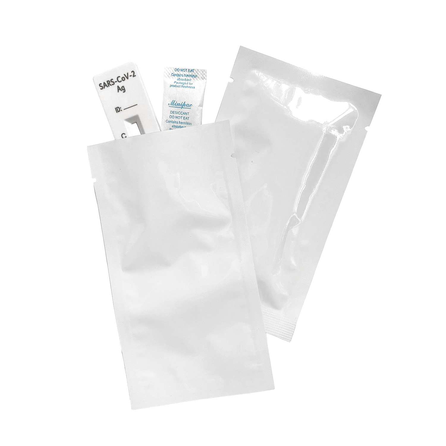 Foil pouch & 1g Silica Gel Packet for Diagnostic Kits Packaging