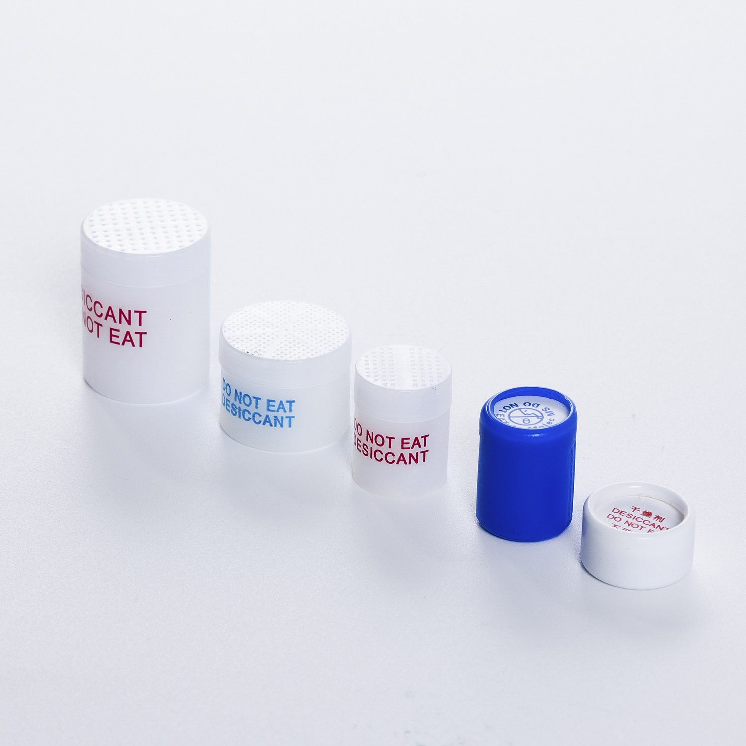 Pharma Grade PP Canister Packed Molecular Sieve & Silica Gel Desiccant