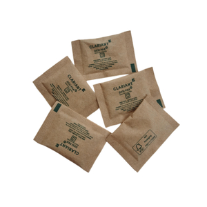 Desi Pak Clay Desiccant in Biodegradable Kraft Bags (1/16u) with FSC Certification