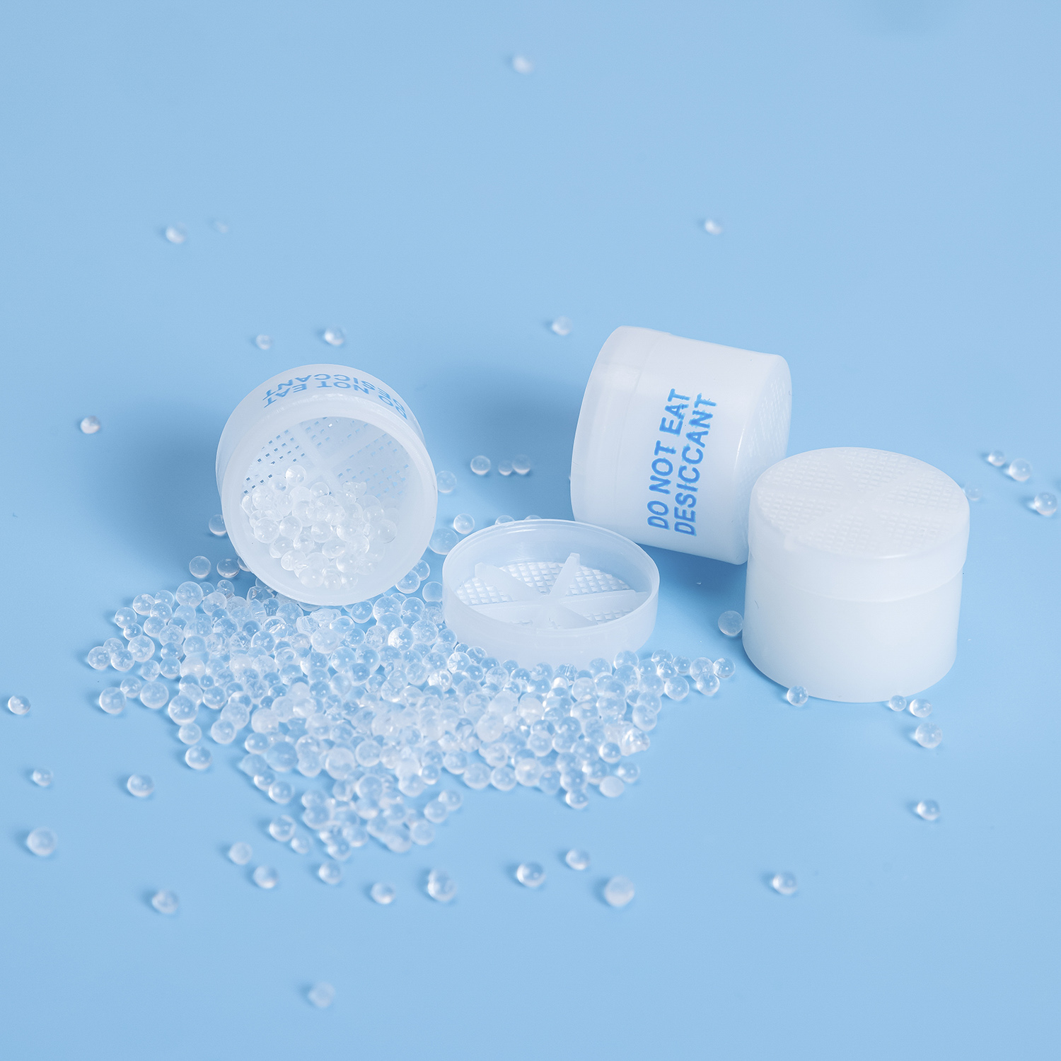 Pharma Grade PP Canister Packed Molecular Sieve & Silica Gel Desiccant